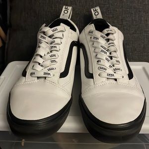 Vans - White w/Black Trim